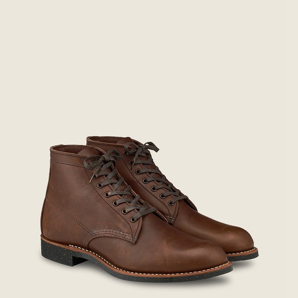 Heritage Støvler Herre - Red Wing Merchant - 6-Inch Harness Læder Steel Toe - Brune - NOYFDR-457